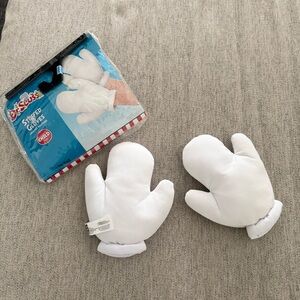 Dr. Seuss White Stuffed Gloves The Cat In the Hat Child Costume